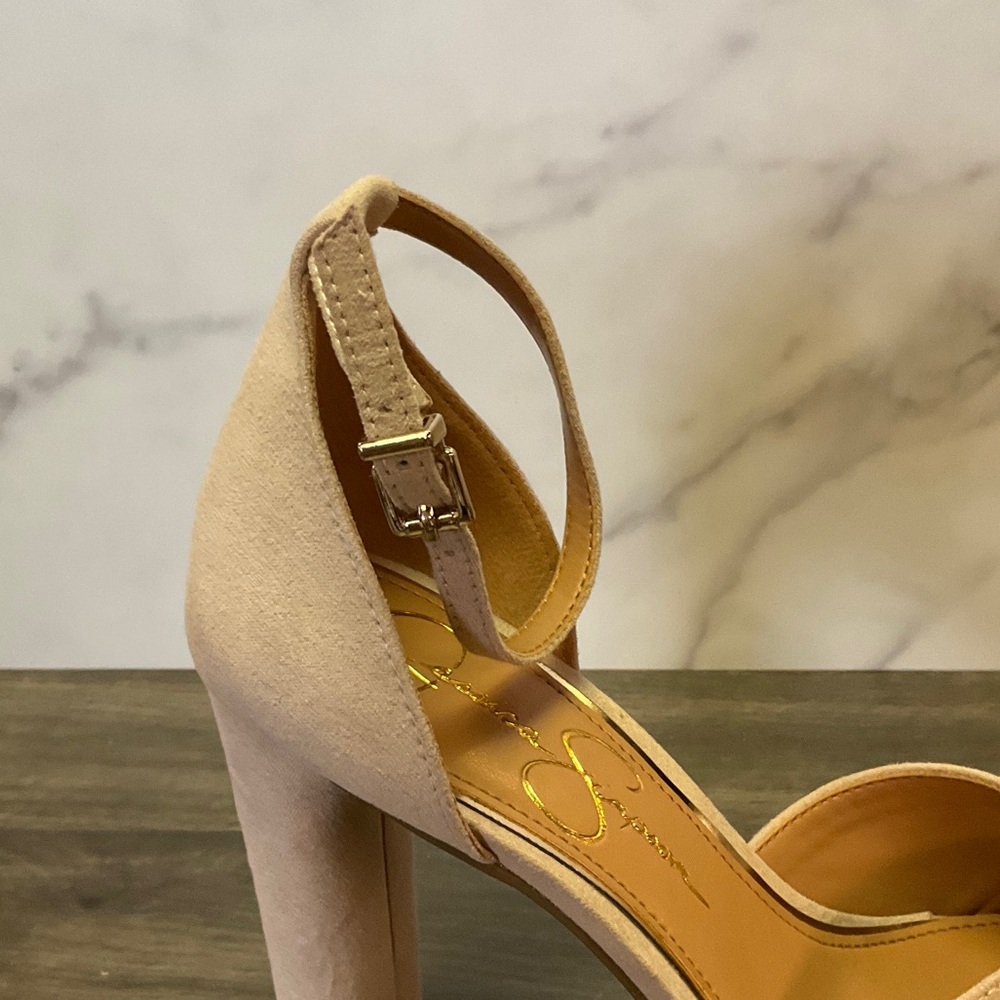 Jessica Simpson Powder Beige Irabella Heels - Picture 6 of 7